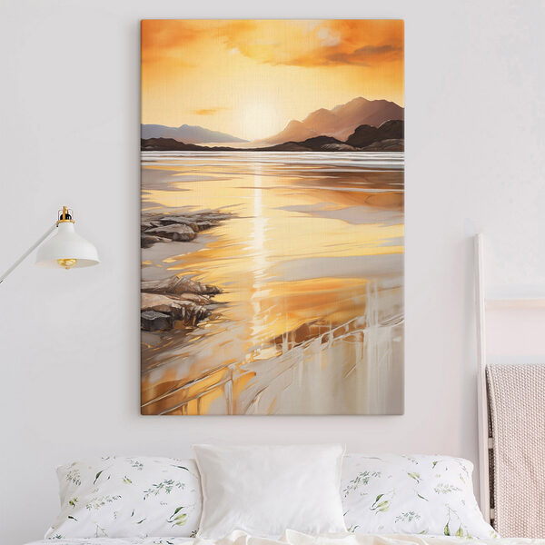 Cuadros Puesta de sol sobre un lago (SKU: s48756) Cuadros Cuadros Puesta de sol sobre un lago (SKU: s48756)