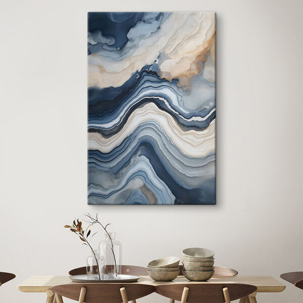 Cuadros Ondas fluidas de colores fríos (SKU: s48308) Cuadros Cuadros Ondas fluidas de colores fríos (SKU: s48308)