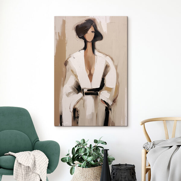 Cuadros Cuadro de una mujer con una túnica blanca (SKU: s48427) Cuadros Cuadros Cuadro de una mujer con una túnica blanca (SKU: s48427)