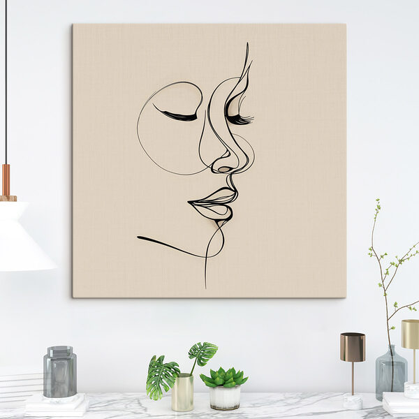 Cuadros Dibujo del rostro de una mujer (SKU: s48429) Cuadros Cuadros Dibujo del rostro de una mujer (SKU: s48429)