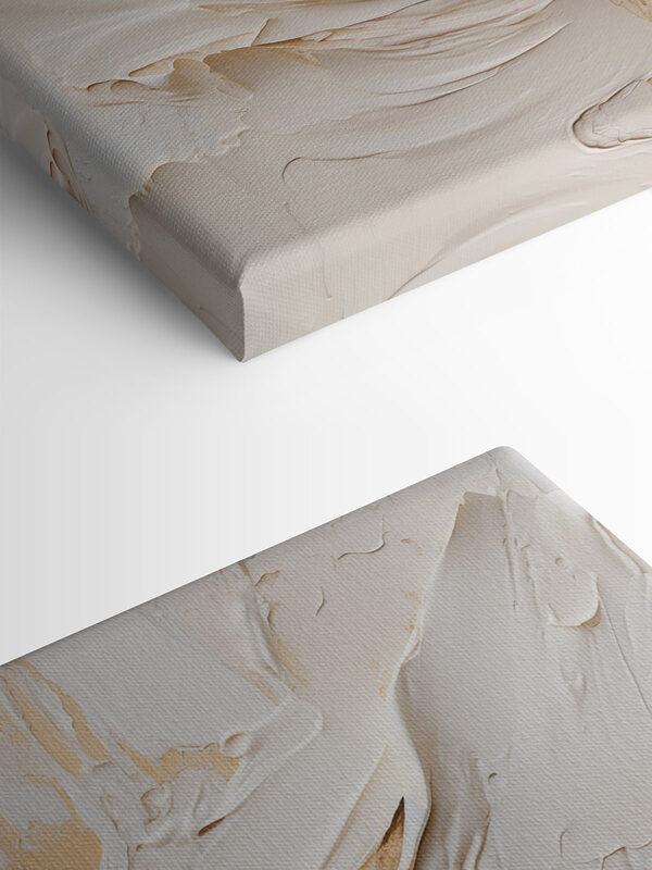 White paint on a wall