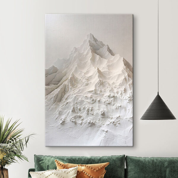 Cuadros Montaña blanca con nieve (SKU: s48495) Cuadros Cuadros Montaña blanca con nieve (SKU: s48495)