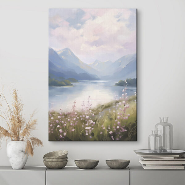 Cuadros Cuadro de un lago y unas montañas (SKU: s48504) Cuadros Cuadros Cuadro de un lago y unas montañas (SKU: s48504)