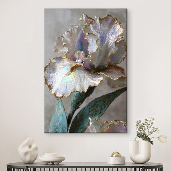 Elegante escultura floral en tonos suaves Cuadros Elegante escultura floral en tonos suaves