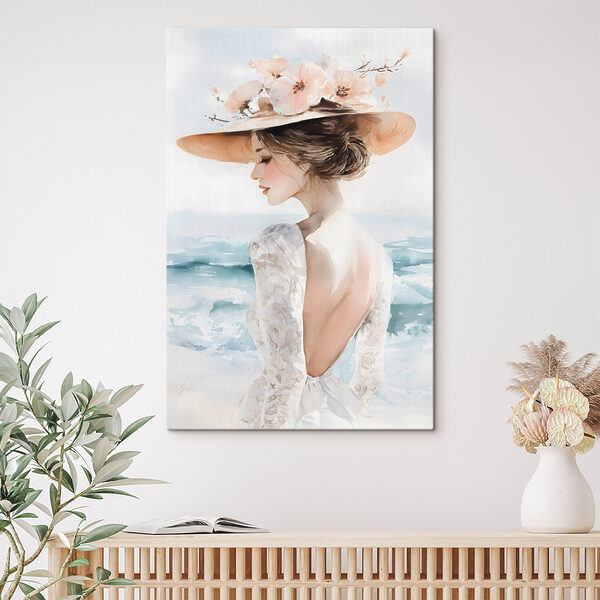 Cuadros Mujer con sombrero (SKU: s48547) Cuadros Cuadros Mujer con sombrero (SKU: s48547)