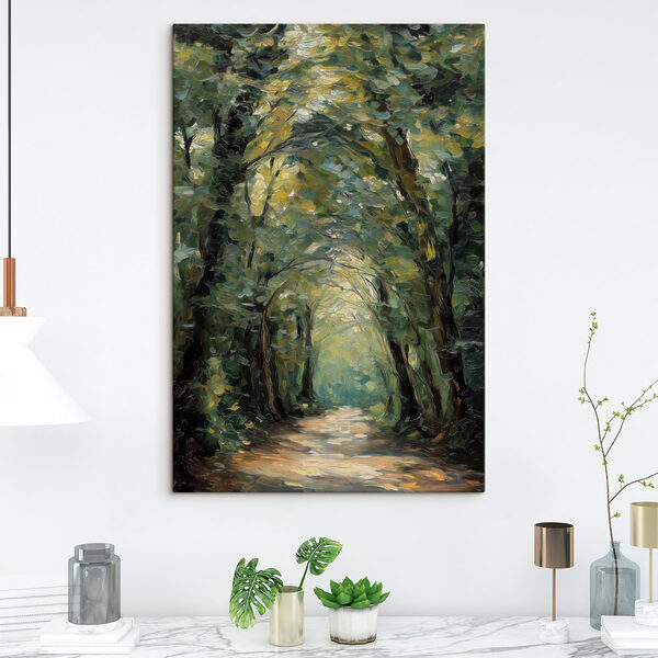 Cuadros Cuadro que representa un sendero que atraviesa un bosque (SKU: s48705) Cuadros Cuadros Cuadro que representa un sendero que atraviesa un bosque (SKU: s48705)