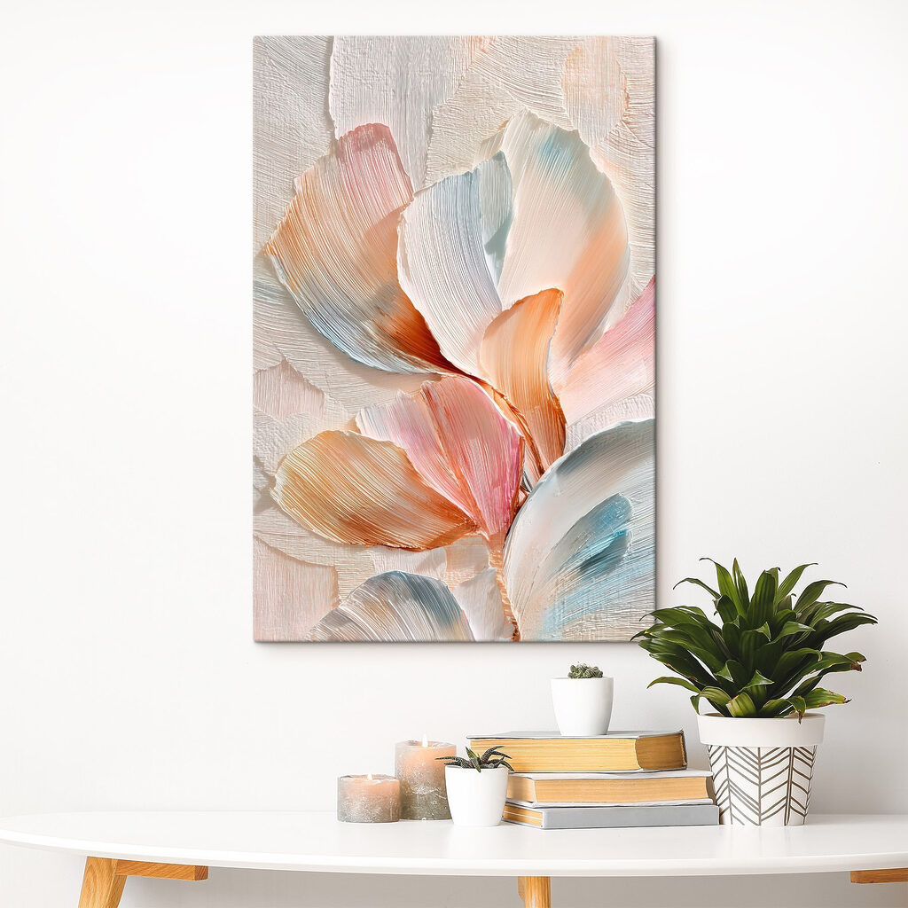 Delicate strokes of pastel colors Delicate strokes of pastel colors