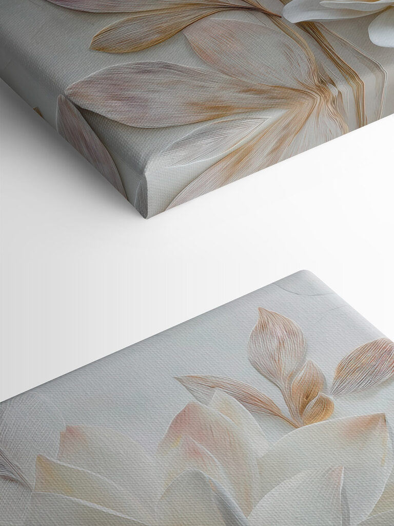 Delicate flowers bring serene beauty