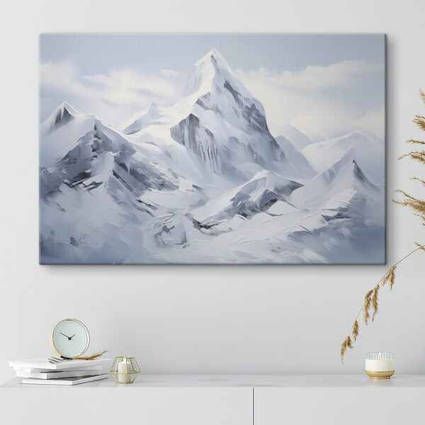 Cuadros Montaña nevada con cielo azul (SKU: s48591) Cuadros Cuadros Montaña nevada con cielo azul (SKU: s48591)