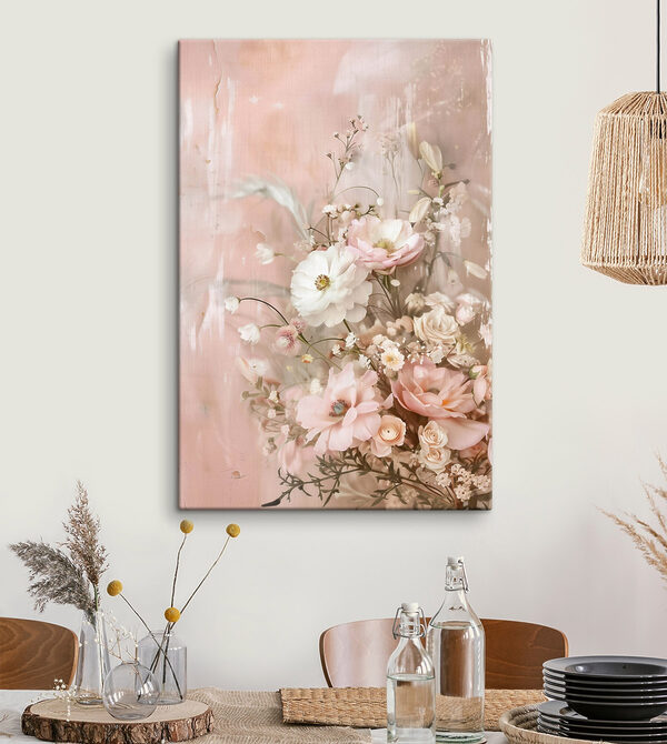 Delicate blooms on a soft backdrop
