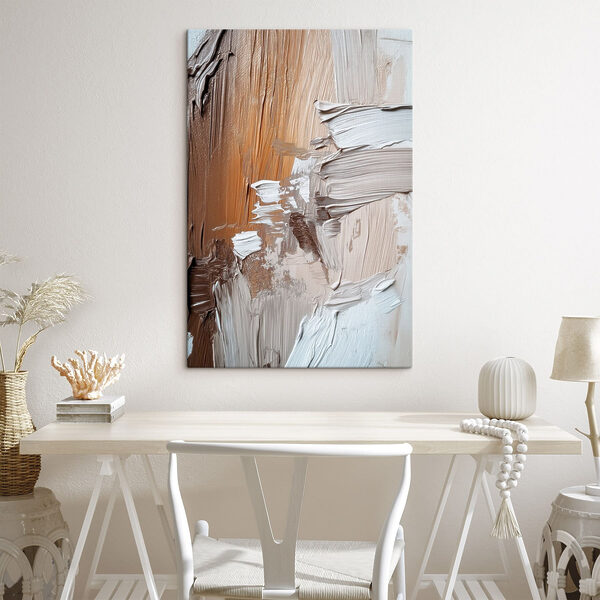 Cuadros Trazos abstractos en tonos terrosos (SKU: s48652) Cuadros Cuadros Trazos abstractos en tonos terrosos (SKU: s48652)
