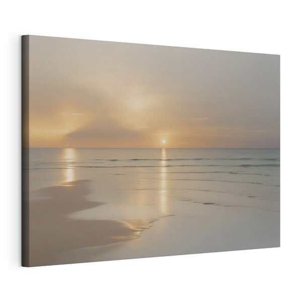 Cuadros Puesta de sol sobre una playa (SKU: s49357) Cuadros Cuadros Puesta de sol sobre una playa (SKU: s49357)