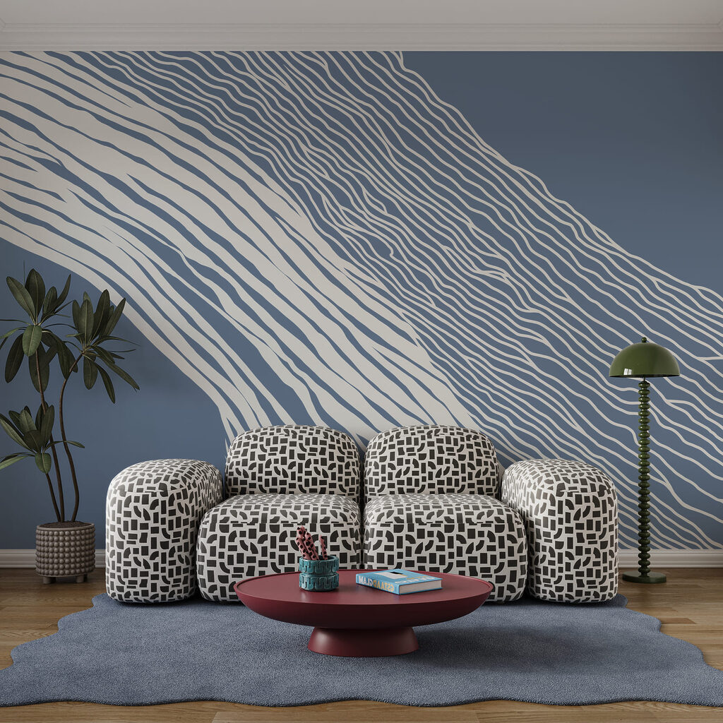 Fondo azul y blanco con líneas blancas Fondo azul y blanco con líneas blancas