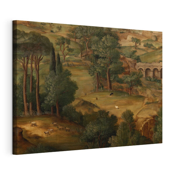 Cuadros Cuadro de un paisaje con árboles y animales (SKU: s49675) Cuadros Cuadros Cuadro de un paisaje con árboles y animales (SKU: s49675)