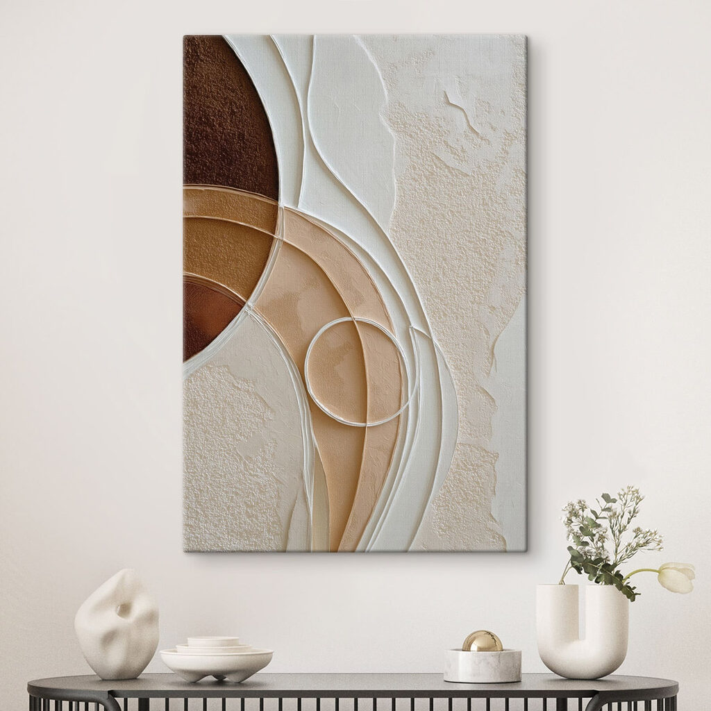 Fluid shapes in earthy tones Fluid shapes in earthy tones
