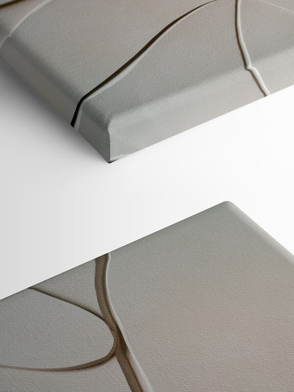 Flowing curves in soft tones Flowing curves in soft tones