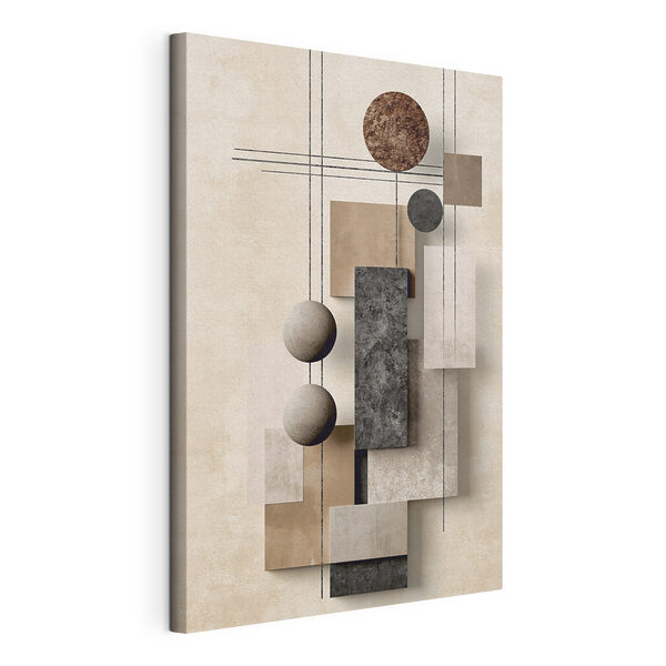 Cuadros Decoración de pared con formas geométricas y círculos (SKU: s49704) Cuadros Cuadros Decoración de pared con formas geométricas y círculos (SKU: s49704)
