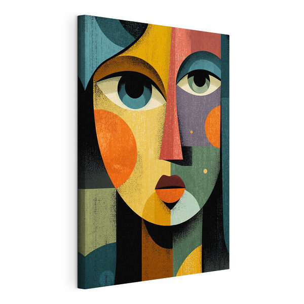 Cuadros Los colores vivos se combinan con motivos abstractos (SKU: s49832) Cuadros Cuadros Los colores vivos se combinan con motivos abstractos (SKU: s49832)
