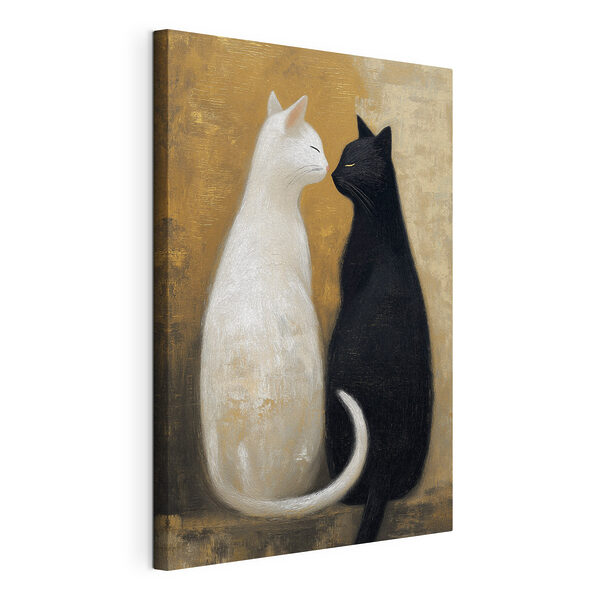 Gatos blancos y negros Cuadros Gatos blancos y negros