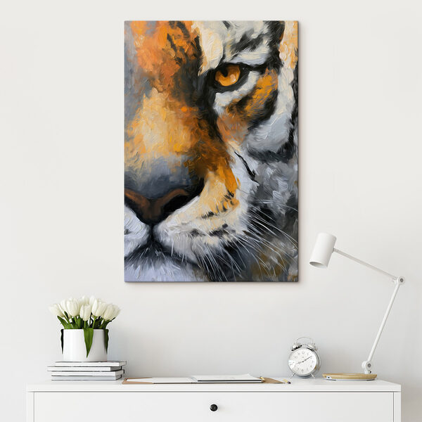 Majestic predator in vibrant colors