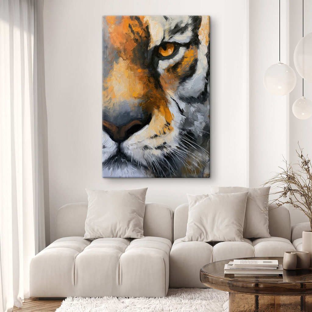 Majestic predator in vibrant colors