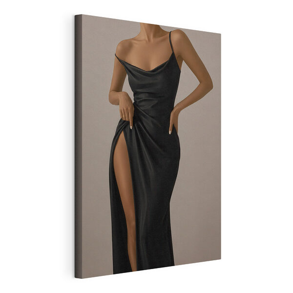 Cuadros Mujer con un vestido negro (SKU: s49822) Cuadros Cuadros Mujer con un vestido negro (SKU: s49822)