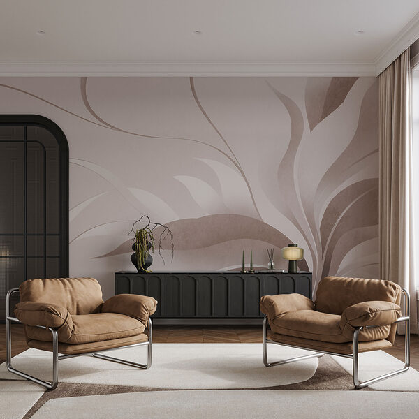 Diseño floral sereno en tonos suaves Diseño floral sereno en tonos suaves
