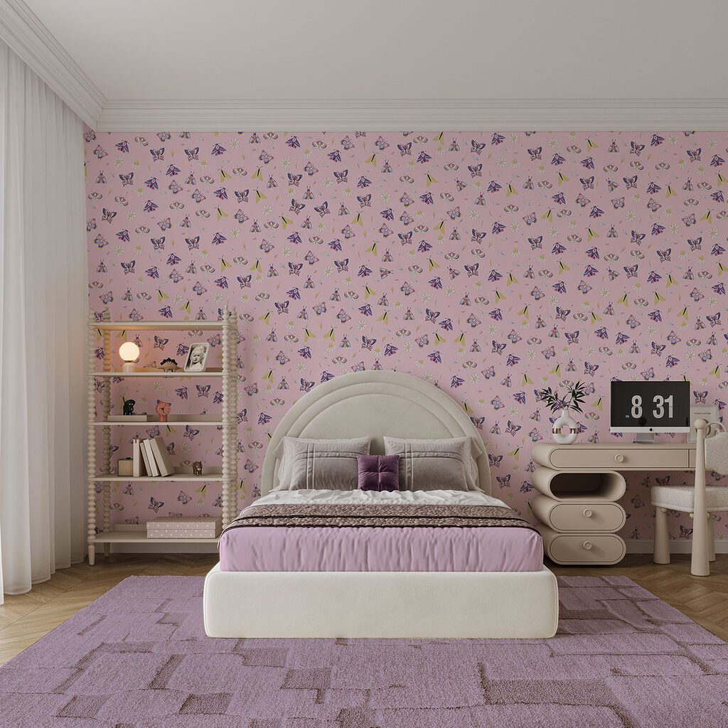 Diseño de mariposas y flores Diseño de mariposas y flores