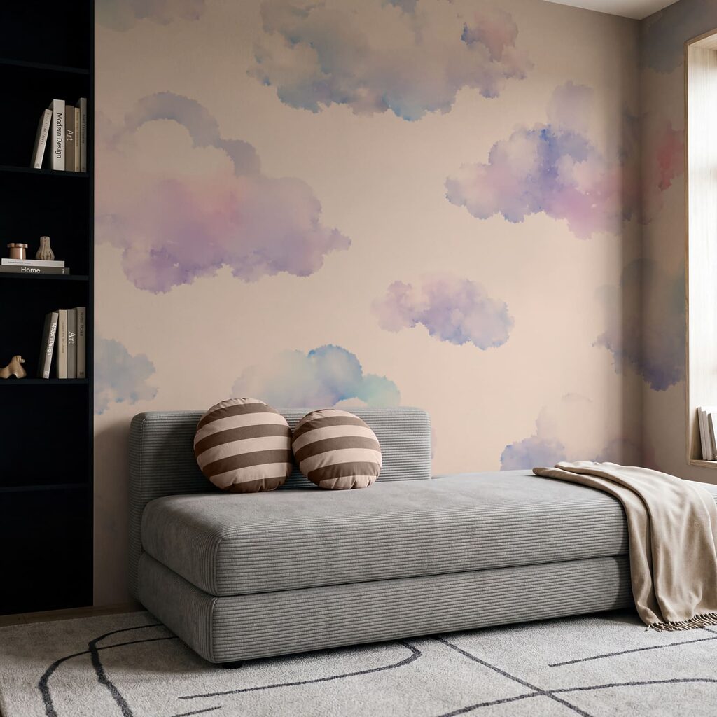 Dibujo de nubes sobre fondo blanco Dibujo de nubes sobre fondo blanco
