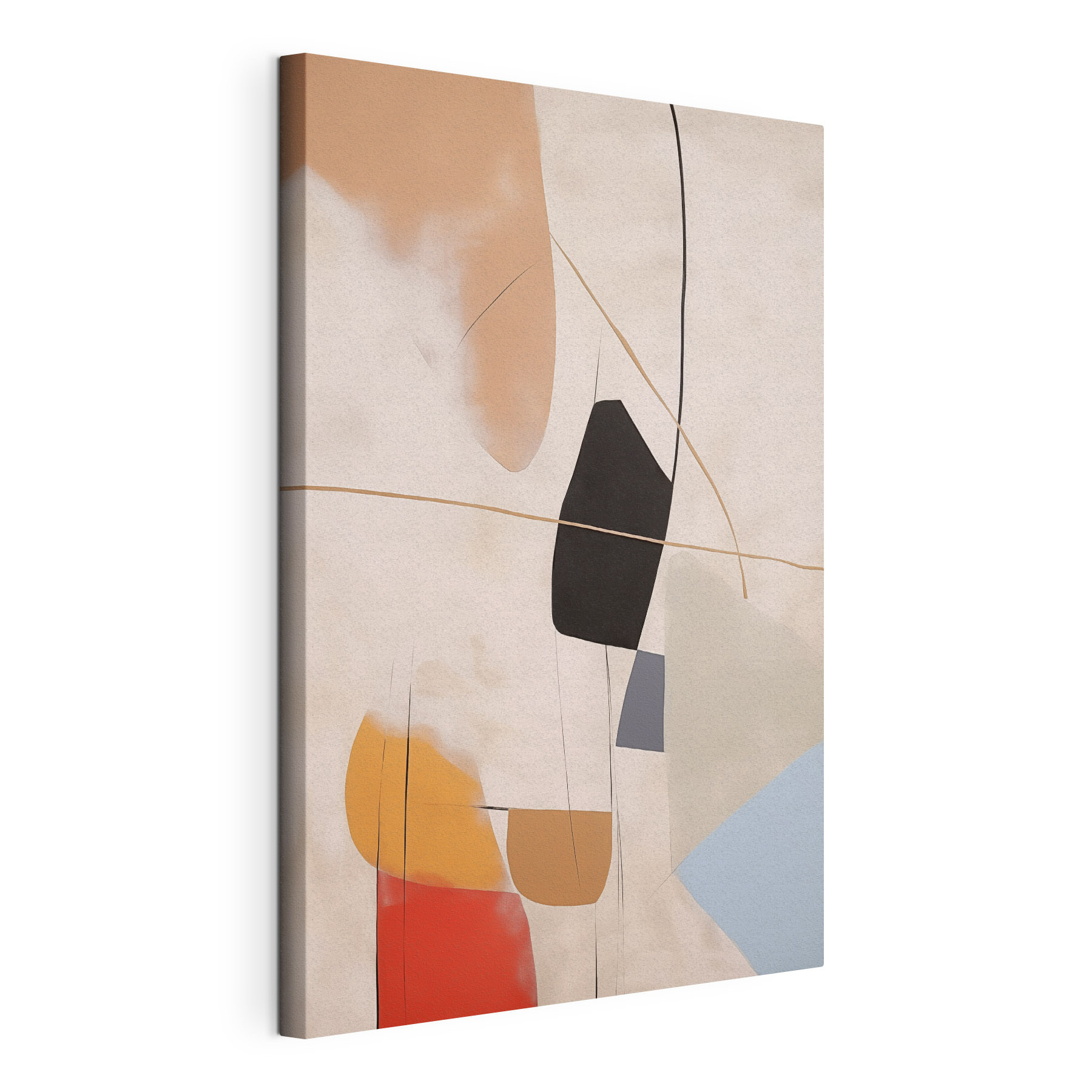 Abstract shapes in soft colors Abstract shapes in soft colors