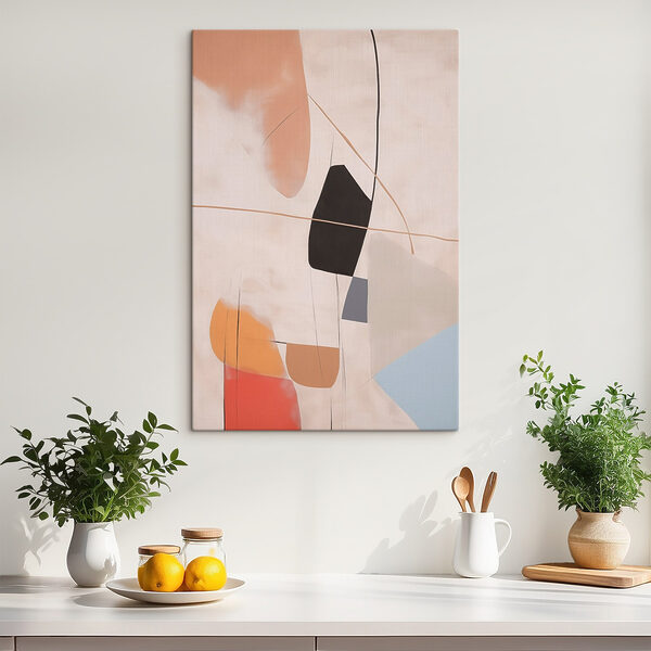 Abstract shapes in soft colors Abstract shapes in soft colors