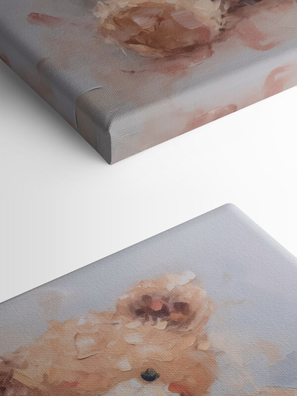 Painting of a teddy bear Painting of a teddy bear