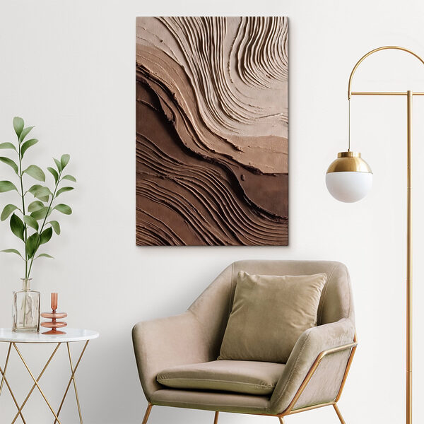 Soft, wavy texture in neutral hues