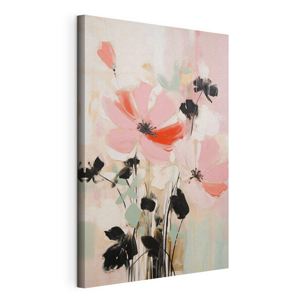 Cuadros Pintura de flores sobre una superficie blanca (SKU: s46687) Cuadros Cuadros Pintura de flores sobre una superficie blanca (SKU: s46687)