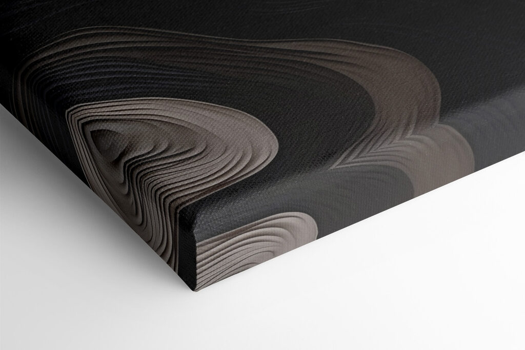 Black and white and brown wavy lines Black and white and brown wavy lines