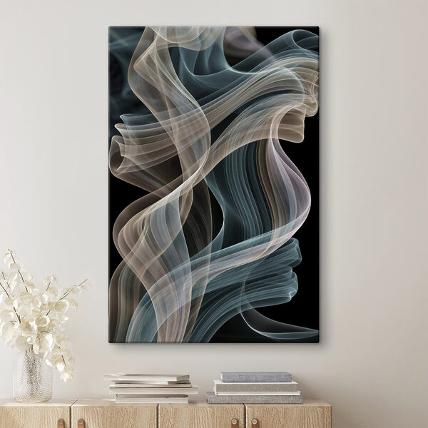 Flowing waves of soft color Flowing waves of soft color