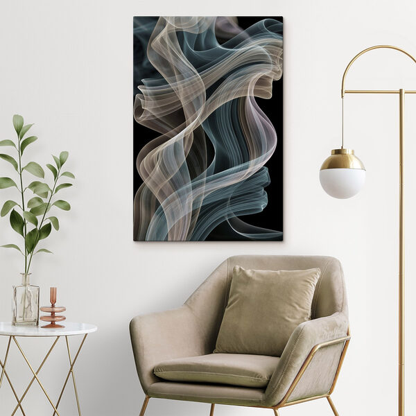 Flowing waves of soft color Flowing waves of soft color