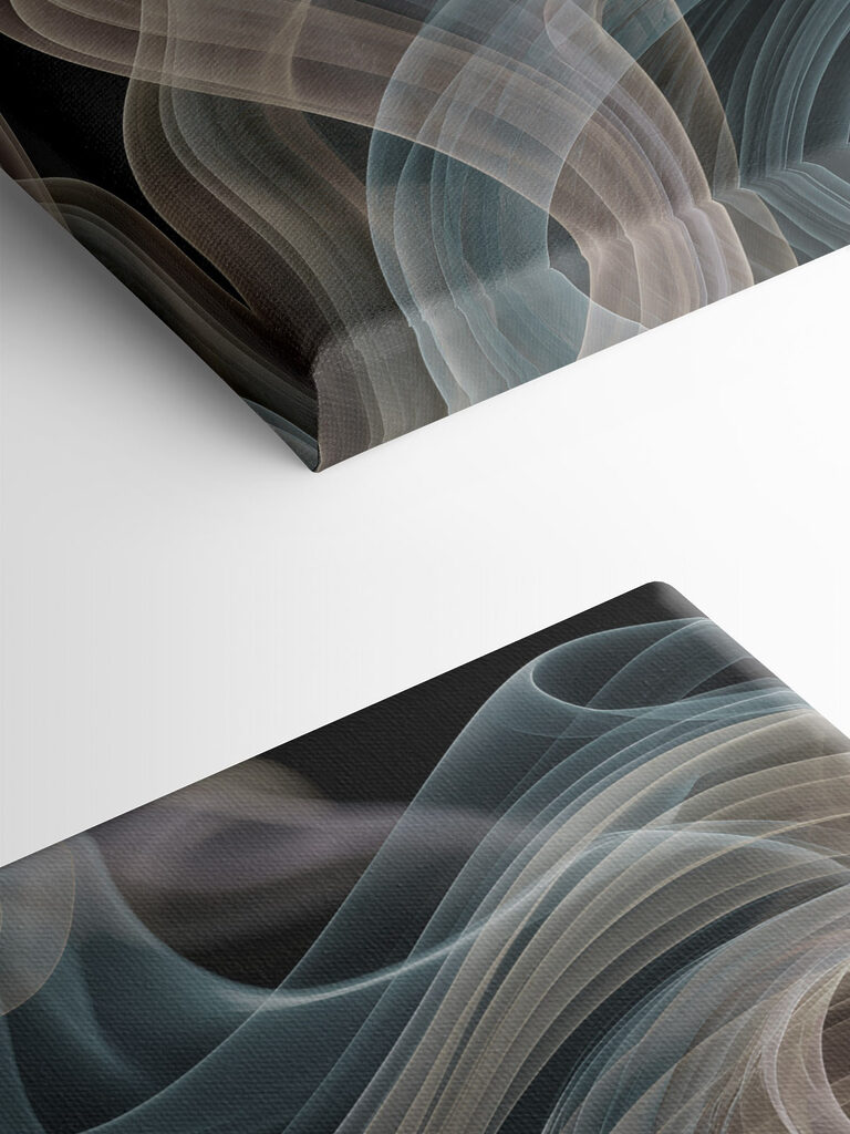 Flowing waves of soft color Flowing waves of soft color
