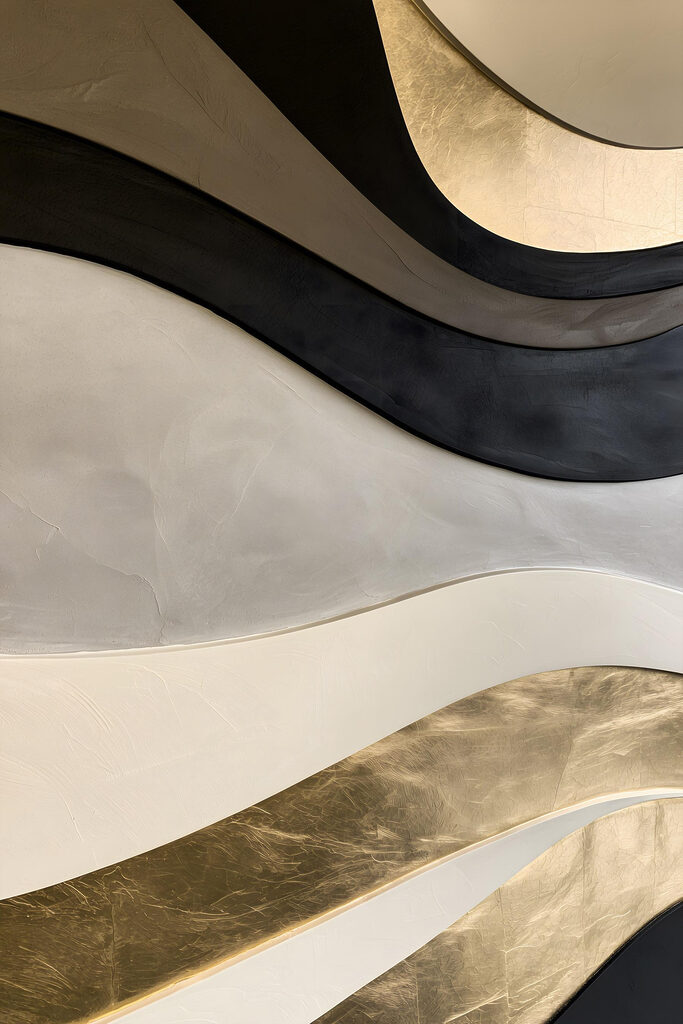 Fluid lines in a dynamic composition Fluid lines in a dynamic composition