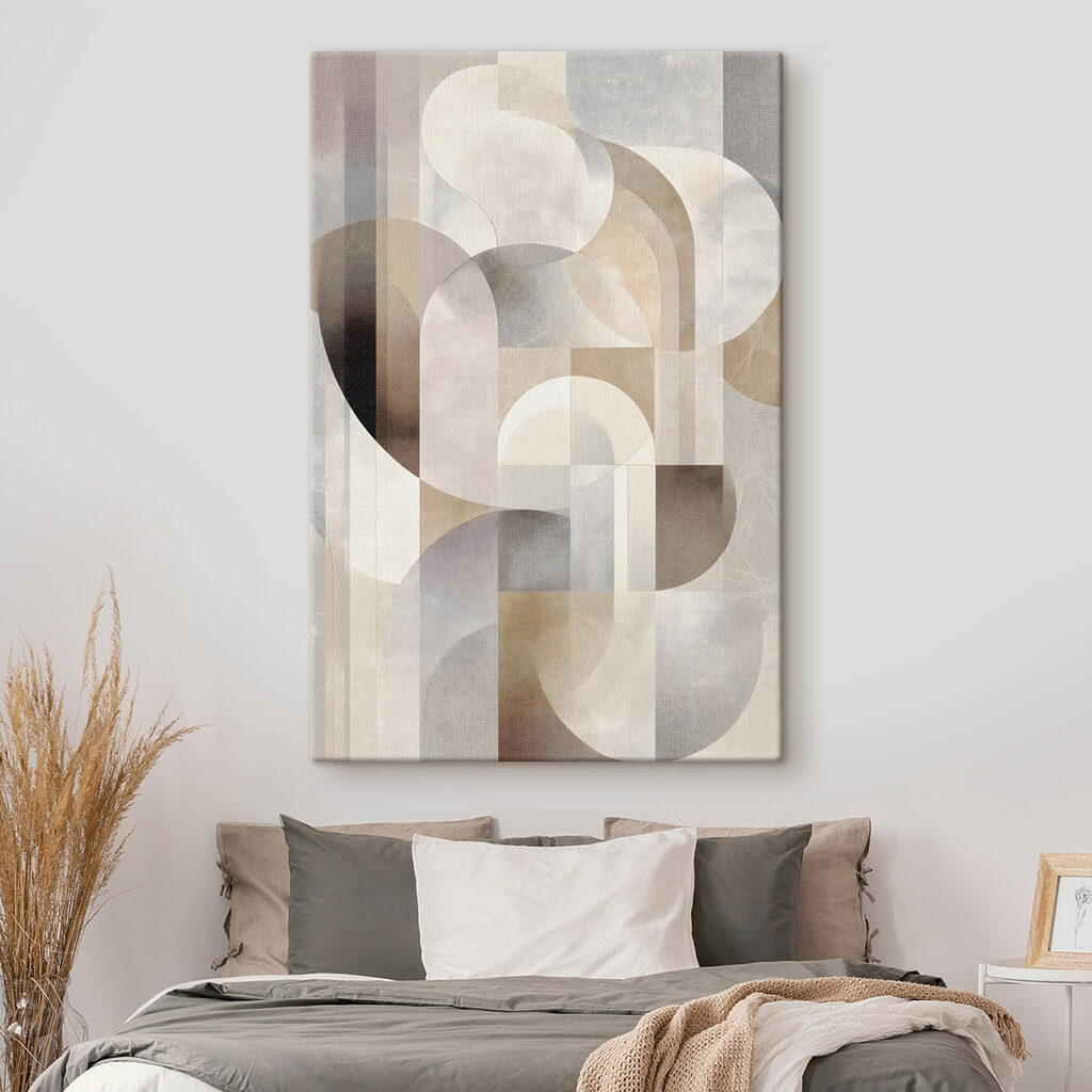 Abstract shapes in soft colors Abstract shapes in soft colors