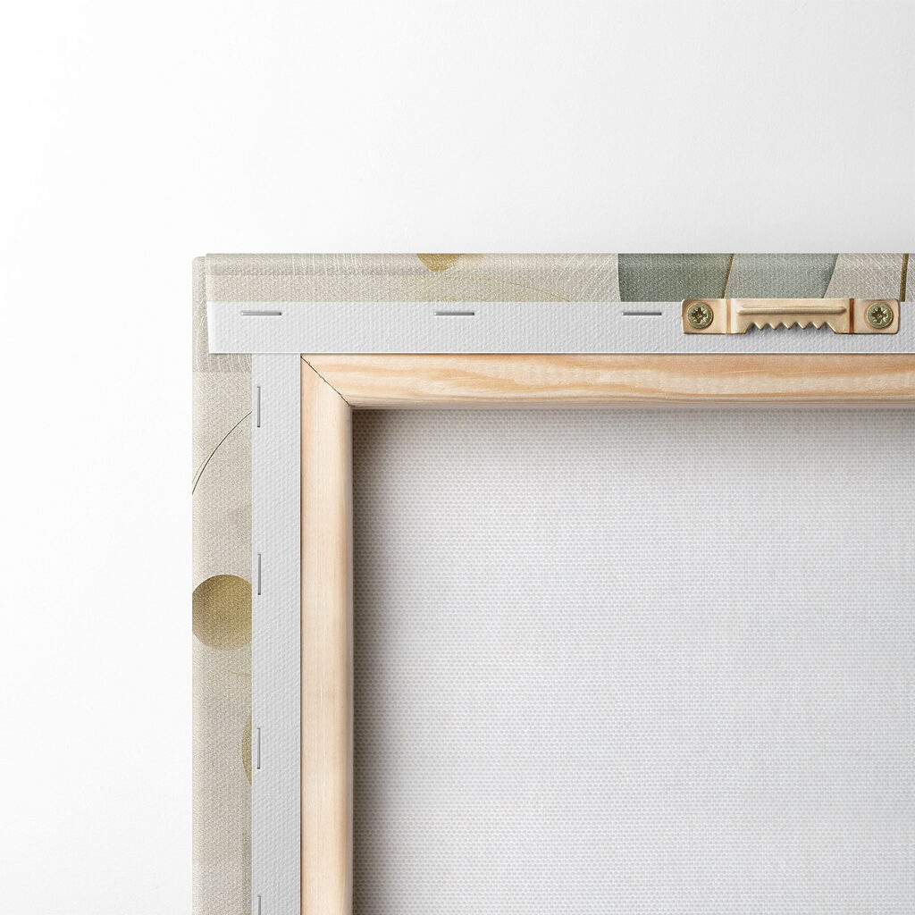 Soft tones and gentle leaf patterns