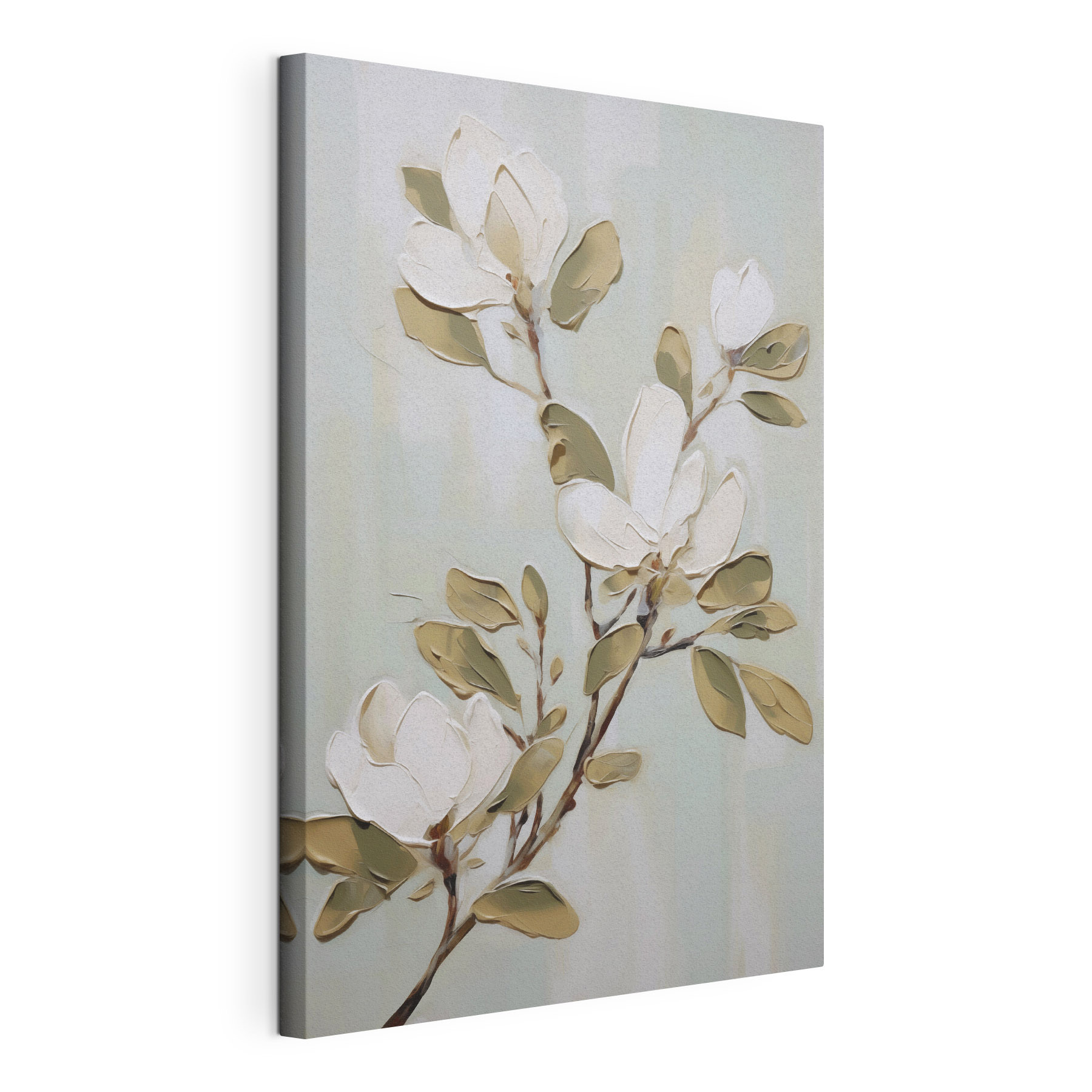 Painting of a white flower Painting of a white flower