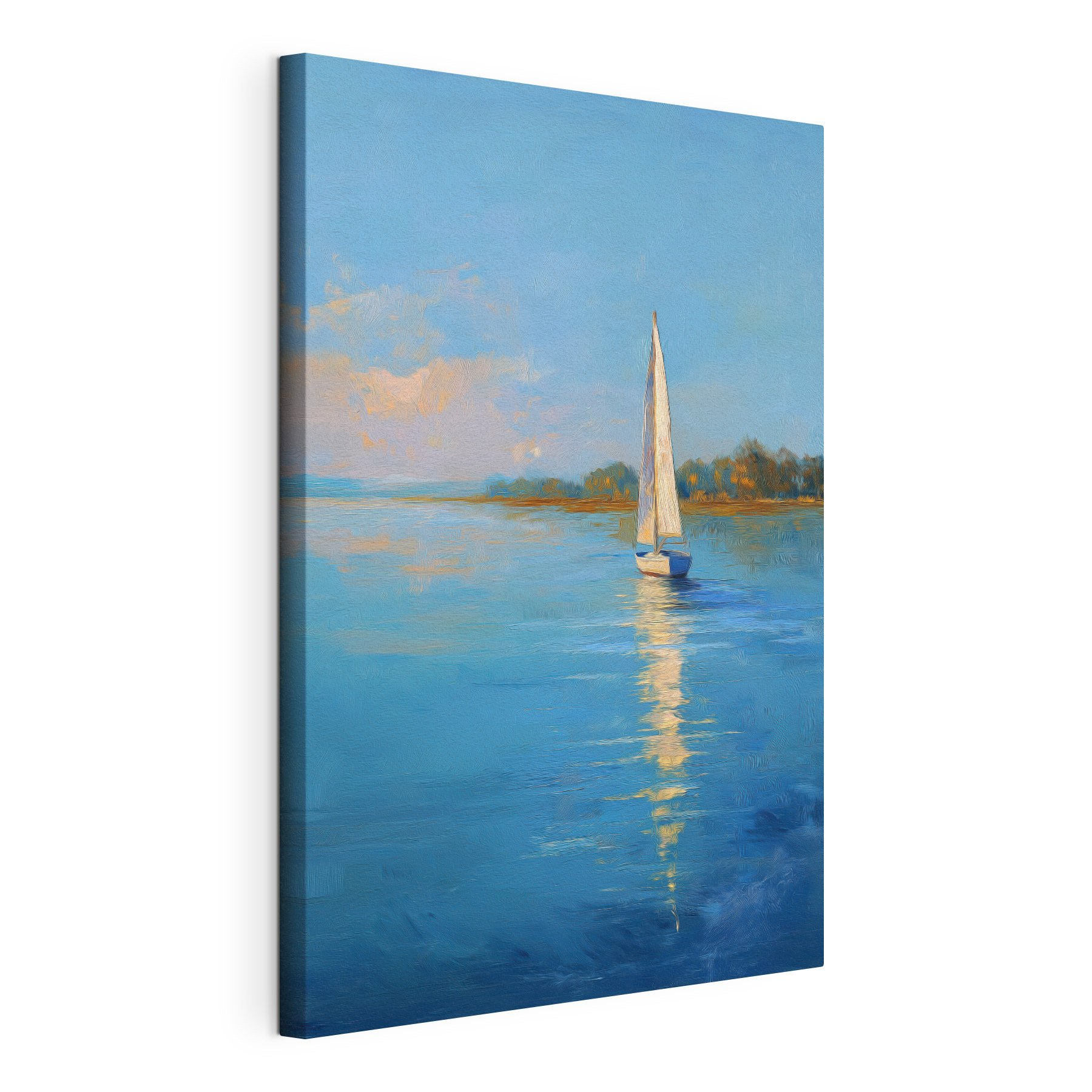 Sailboat on a body of water Sailboat on a body of water