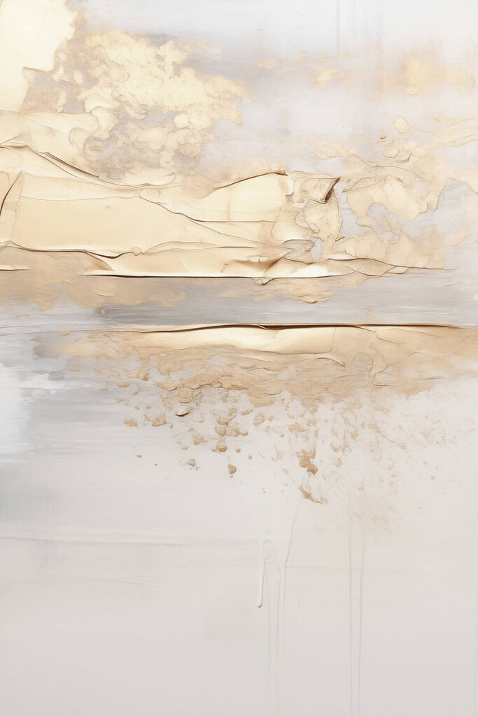 White wall with brown paint White wall with brown paint