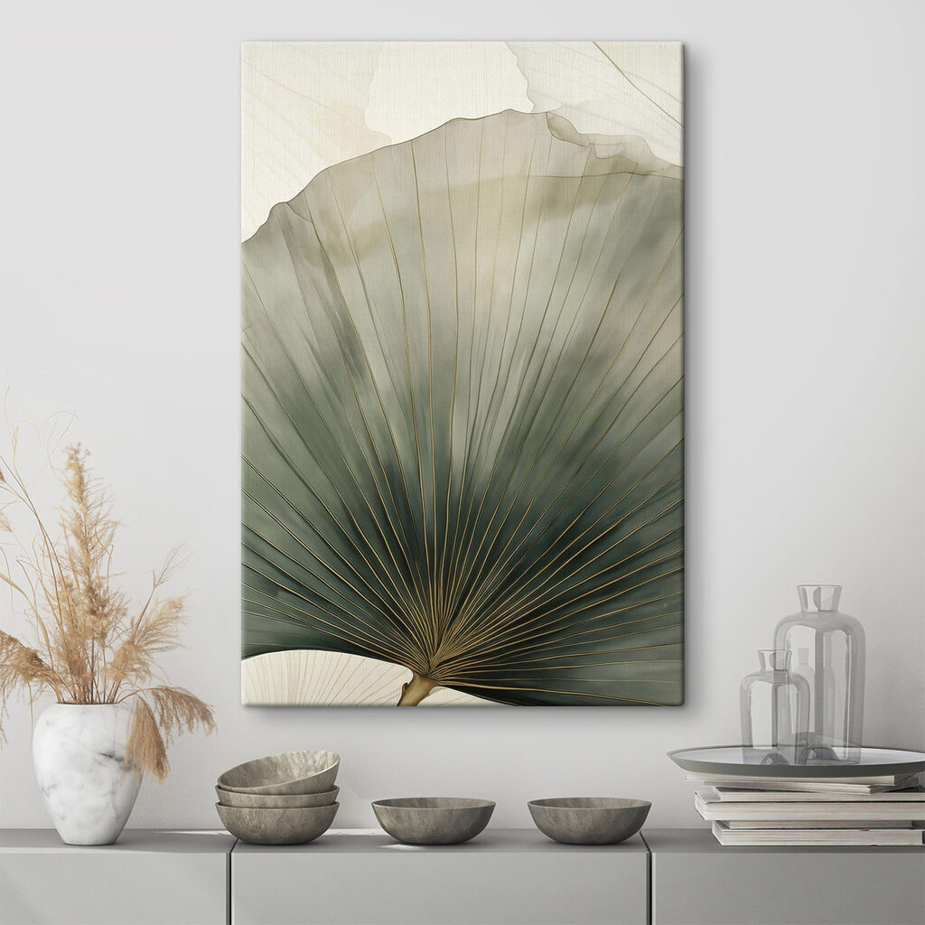 Delicate leaf patterns in soft hues Delicate leaf patterns in soft hues