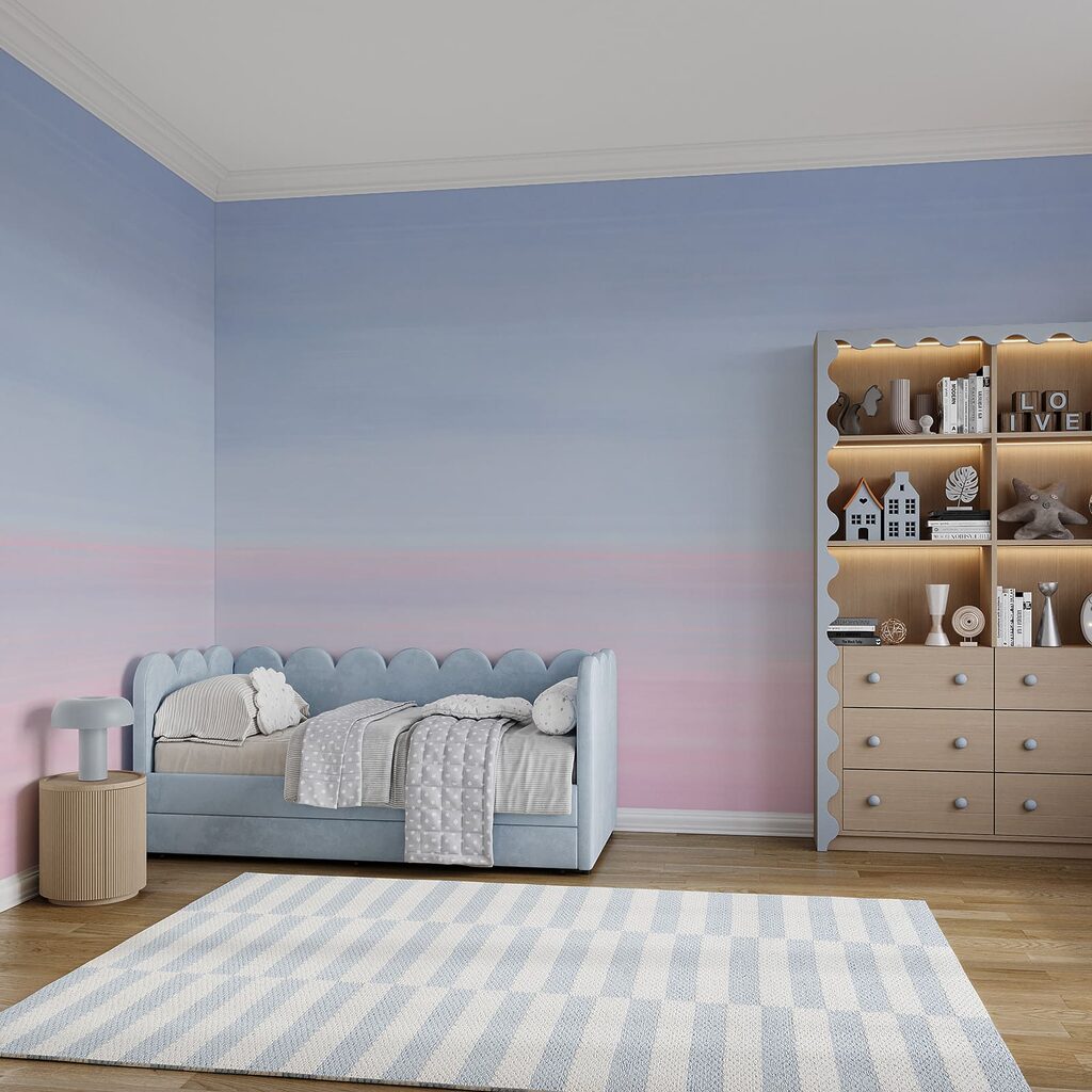 Cielo azul y rosa Cielo azul y rosa