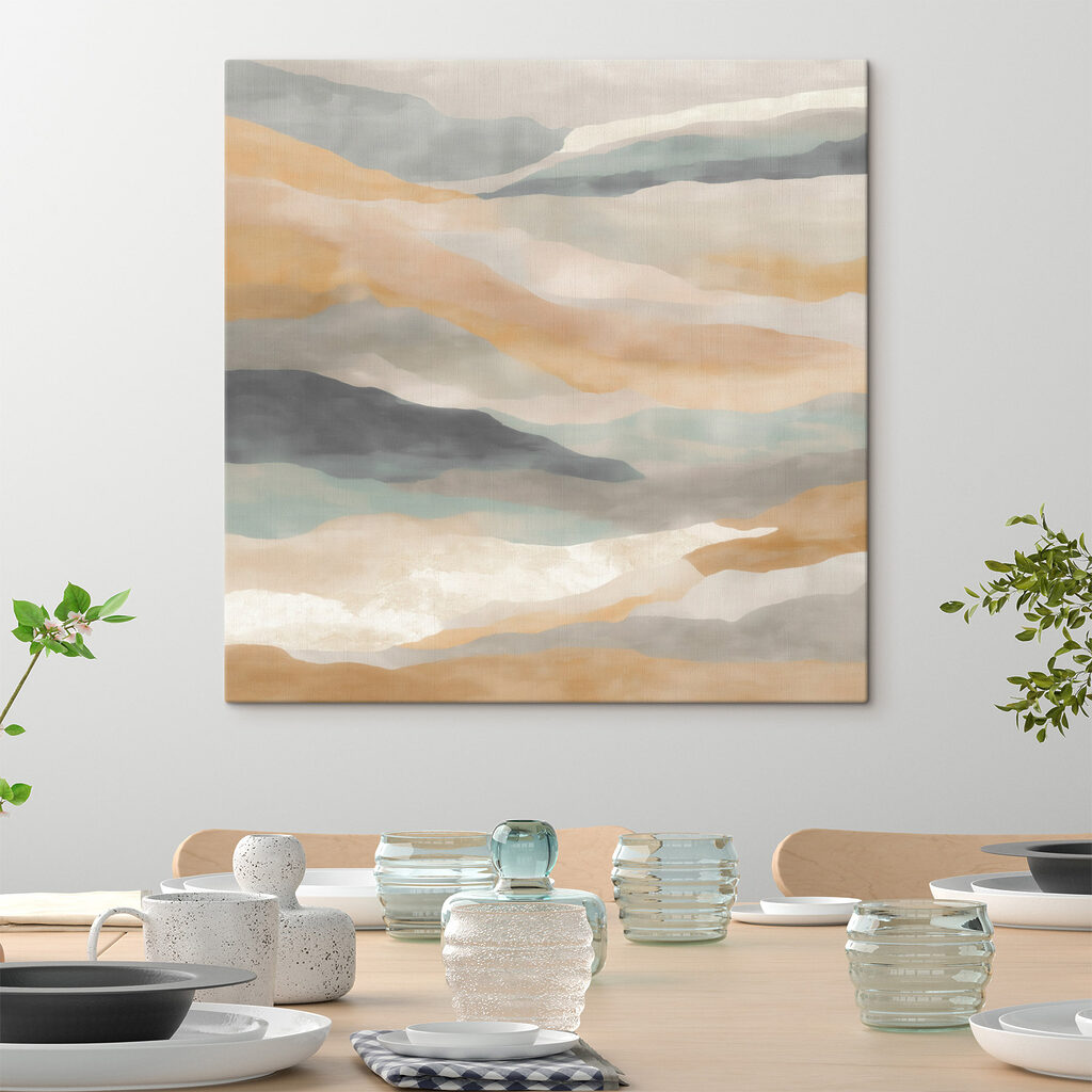 Soft hues create a tranquil landscape Soft hues create a tranquil landscape