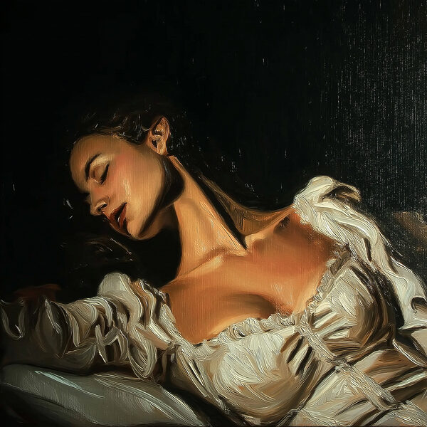 Woman in a white dress