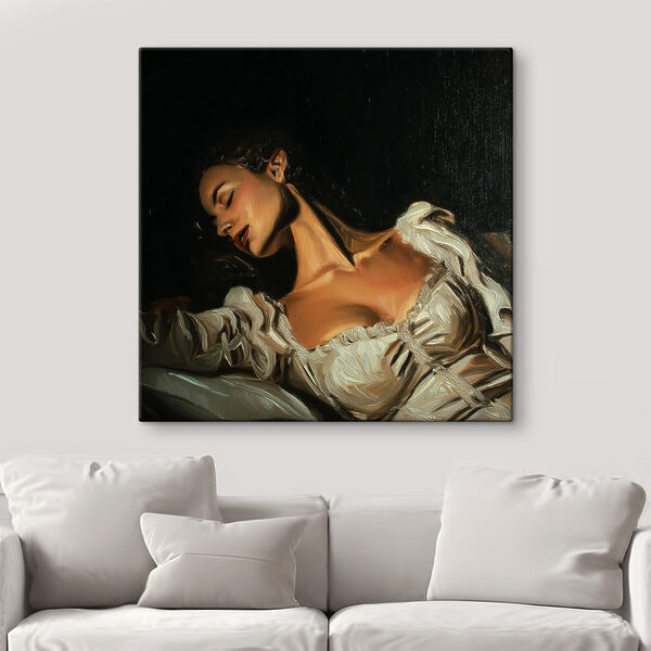 Woman in a white dress