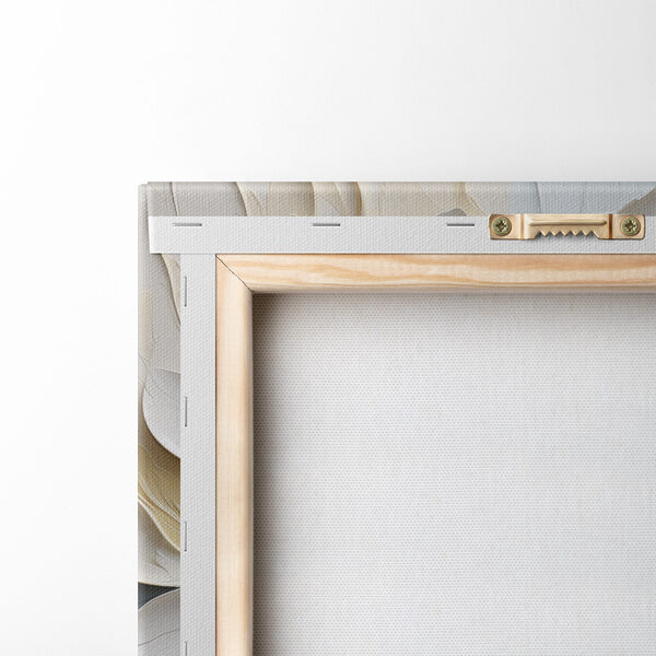 White and blue flower